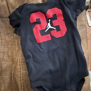 Kids Black and Red Bodysuit